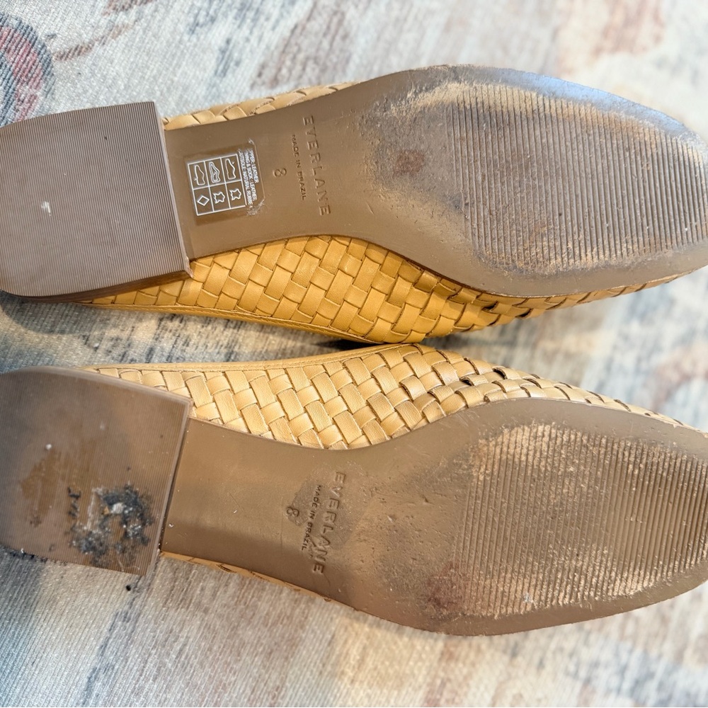 Everlane Woven Leather Mule in Tan - Picture 3 of 8